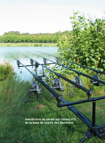 Interdiction de pêche sur l'étang n°3 de Villeneuve sur Yonne