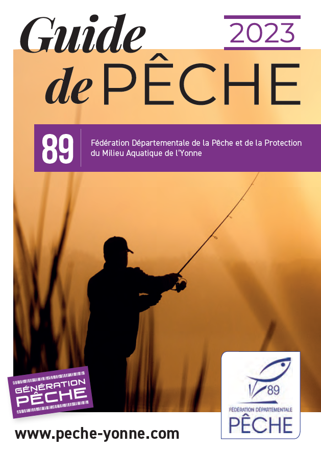 Guide 2023 de la pêche dans l'Yonne